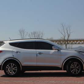 Дефлекторы Auto Clover - хромированные 4 шт на Hyundai Santa Fe 3 (DM)